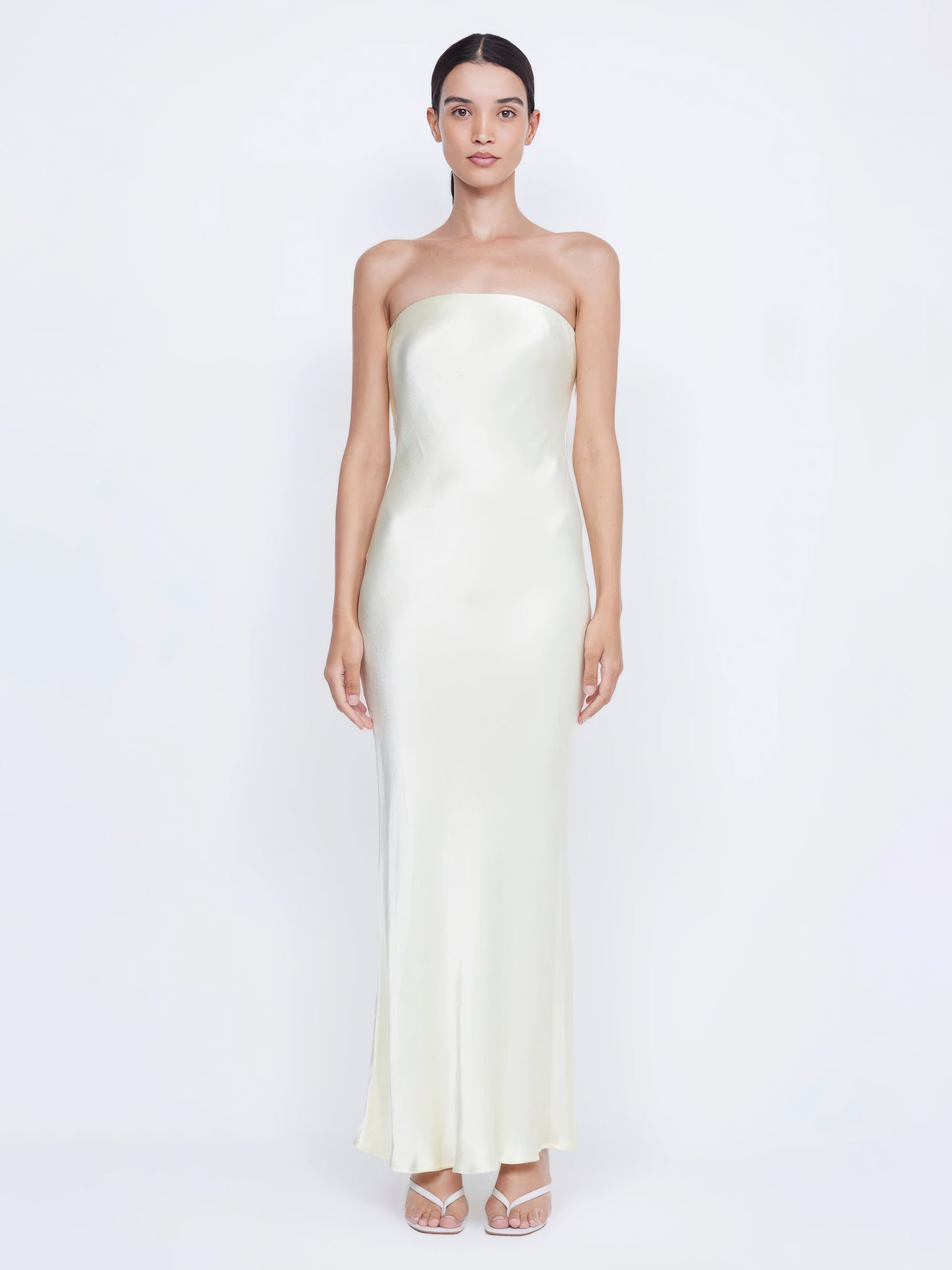 Novela™ – Satin-Maxikleid