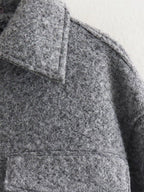 Gevoerde Dames Winterjas met Bubbelpatroon