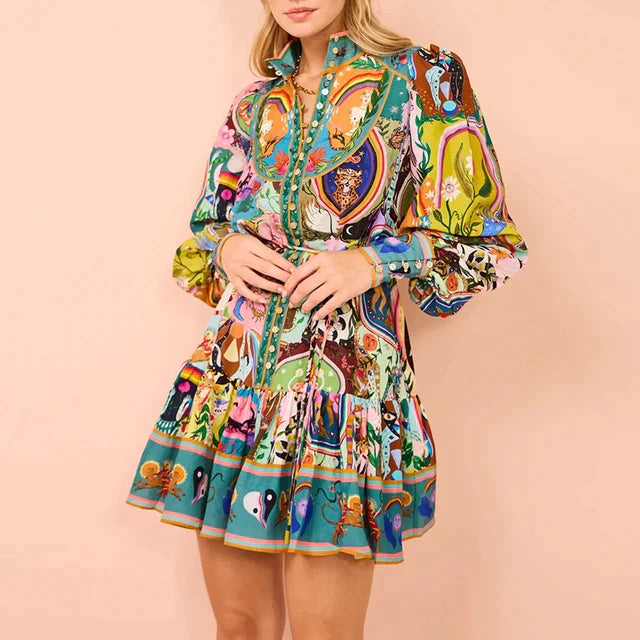 Bortecelli™ Spring Dress Colorful 