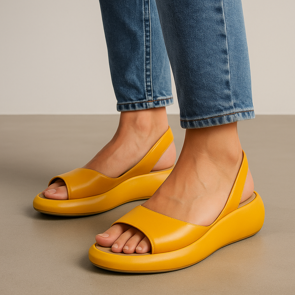 Orisyn - Minimalistische Sandalen mit offener Spitze