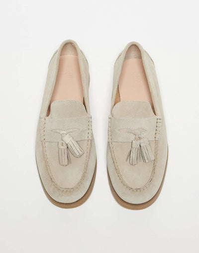 ClassicStep – Luxe Suède Loafers met Kwastdetail
