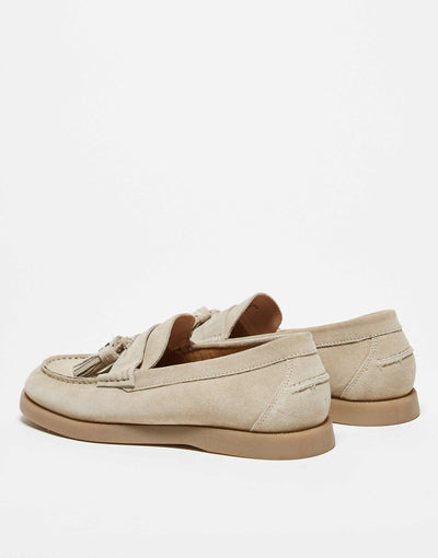 ClassicStep – Luxe Suède Loafers met Kwastdetail