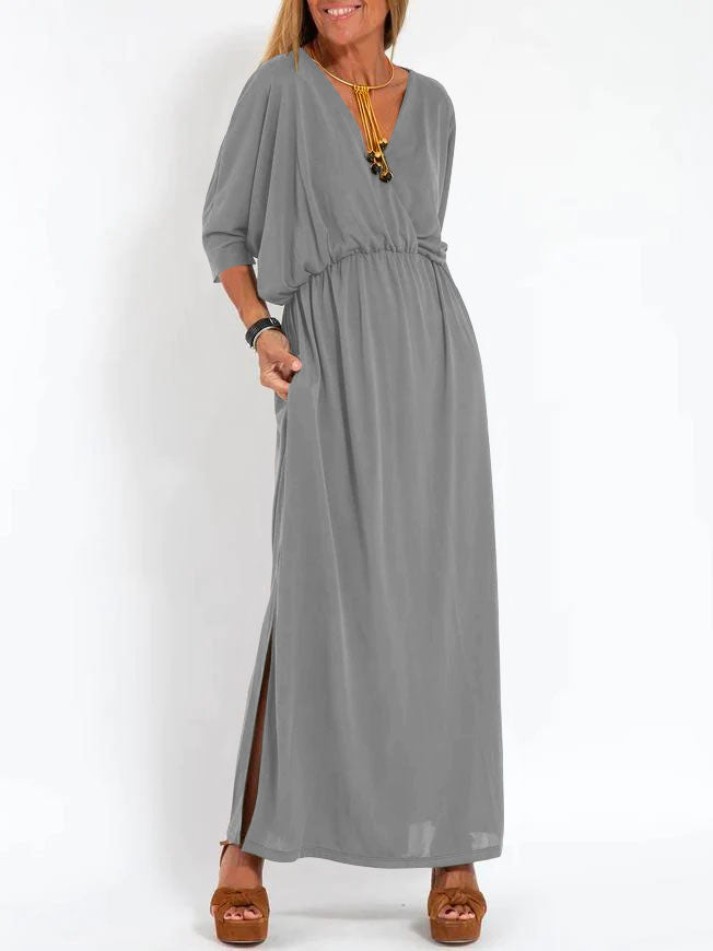 Jolanda™ | V-HALS JURK MET SPLIT