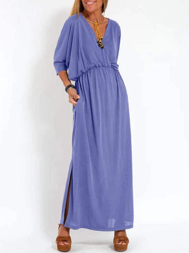 Jolanda™ | V-HALS JURK MET SPLIT