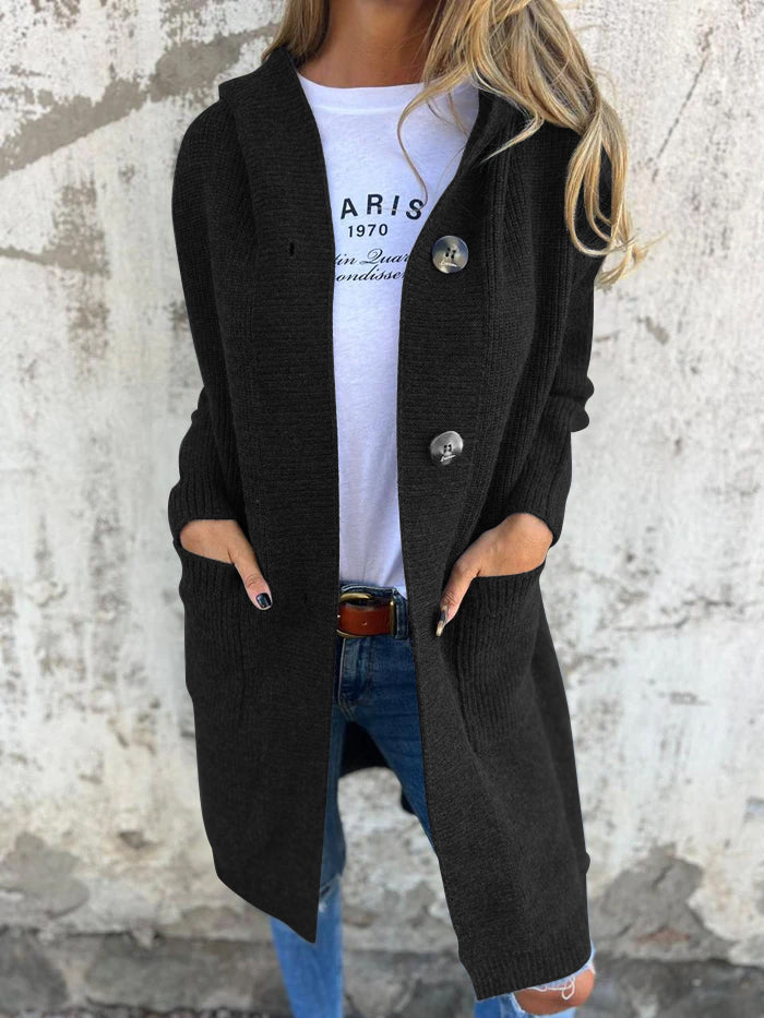 Ursule™ - Elegant long knitted cardigan