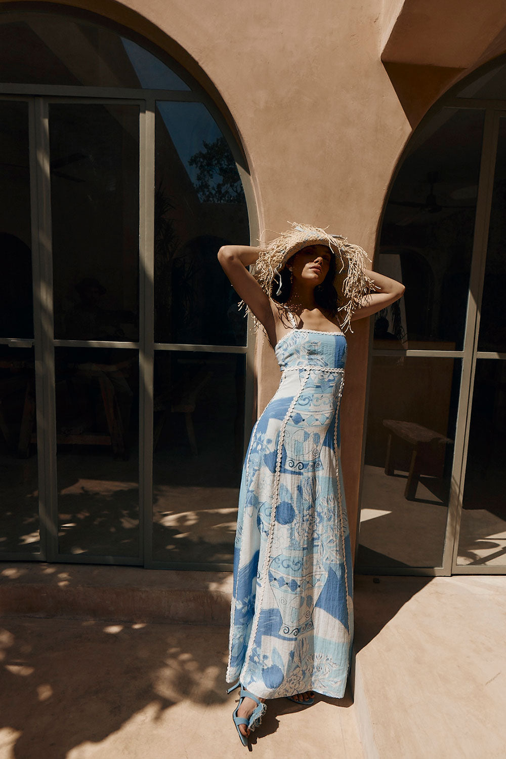 Vera™ - Blue Vaso | Trendy Maxi Dress