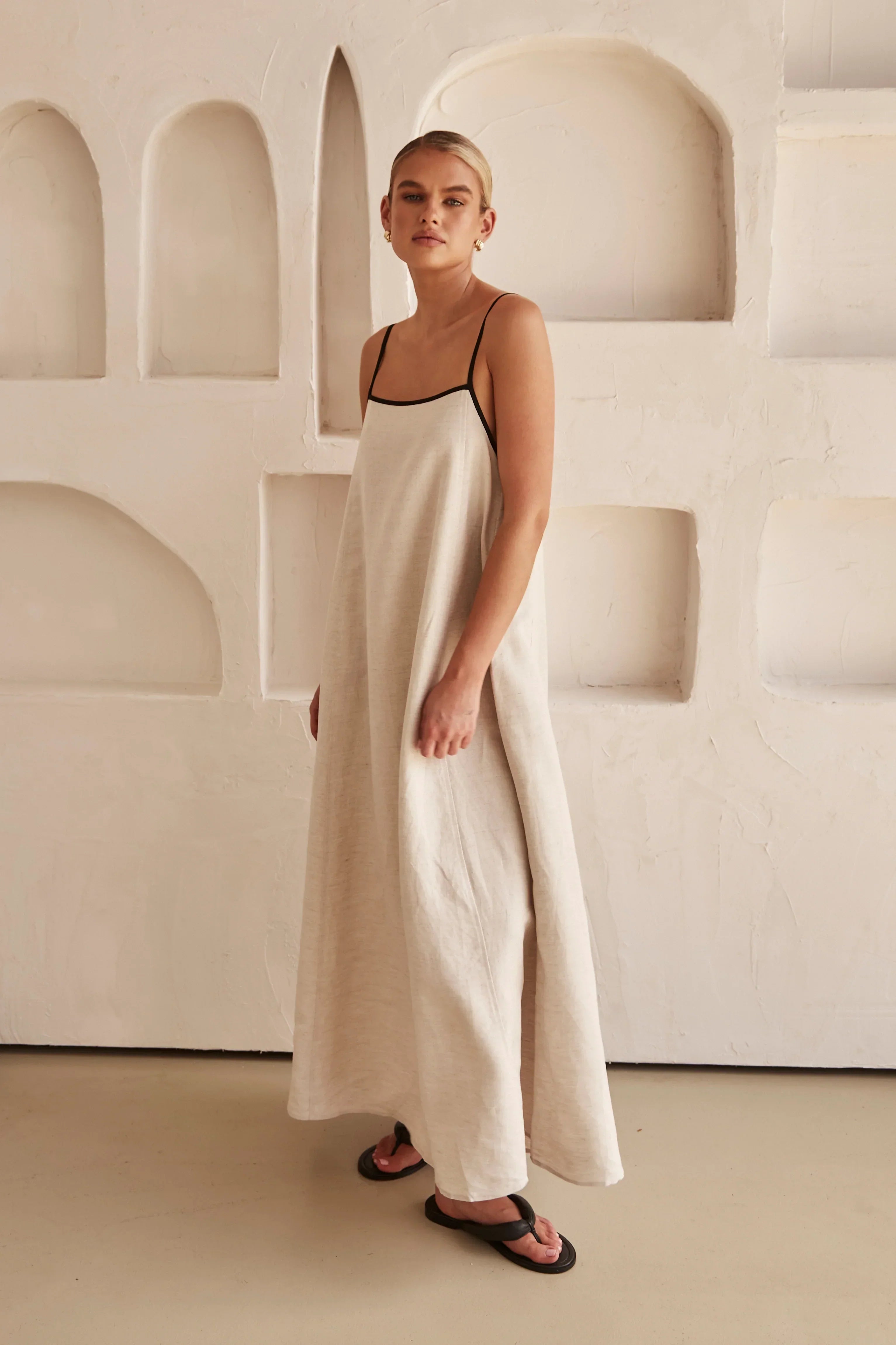 Mycea - Linen maxi dress 