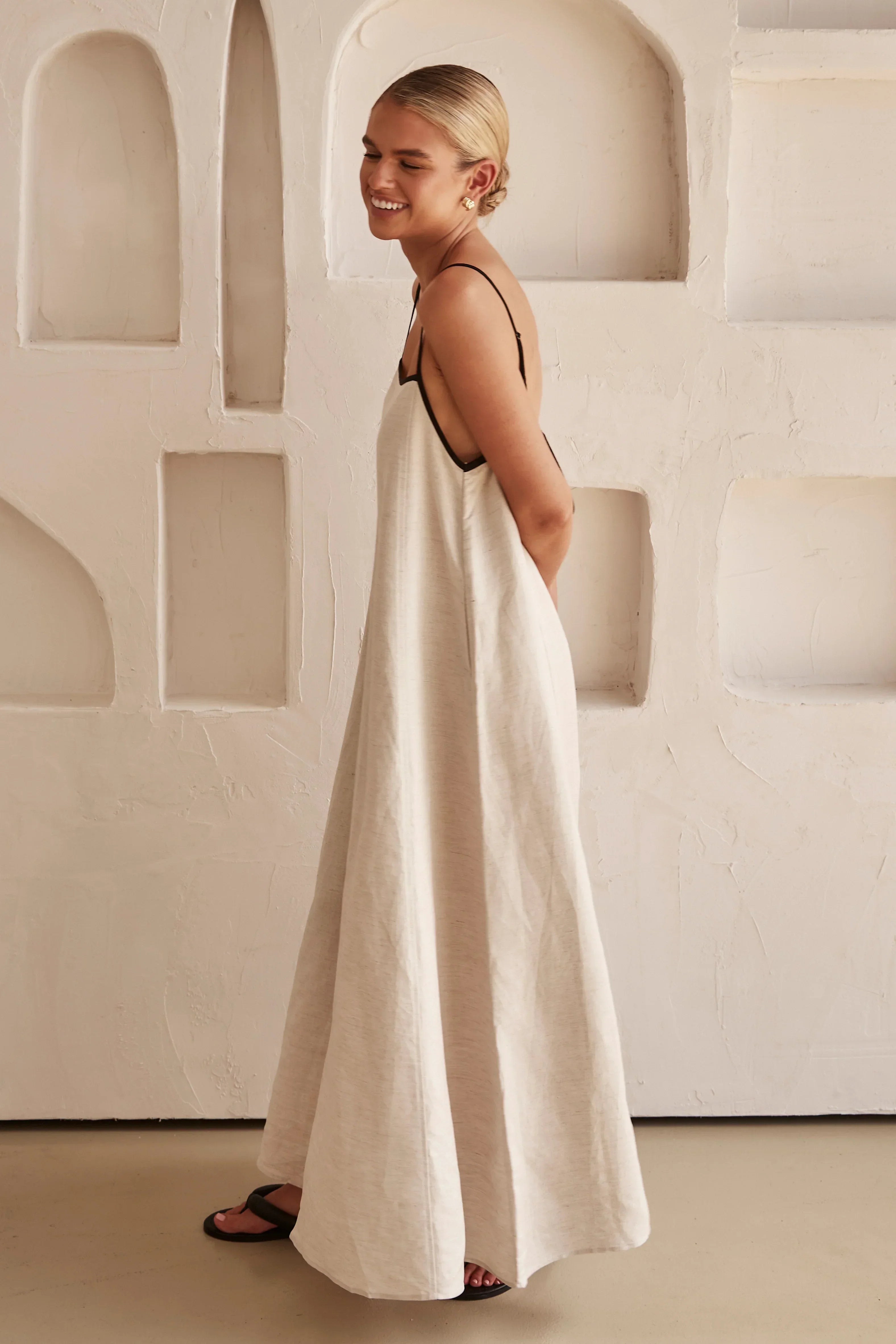 Mycea - Linen maxi dress 