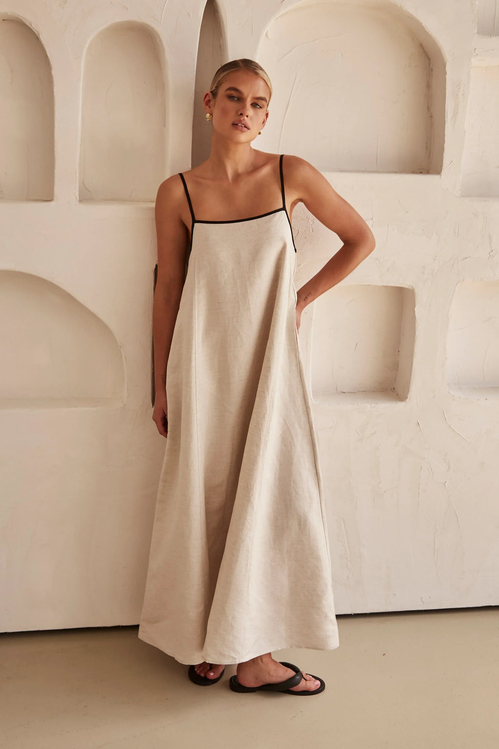 Mycea - Linen maxi dress 