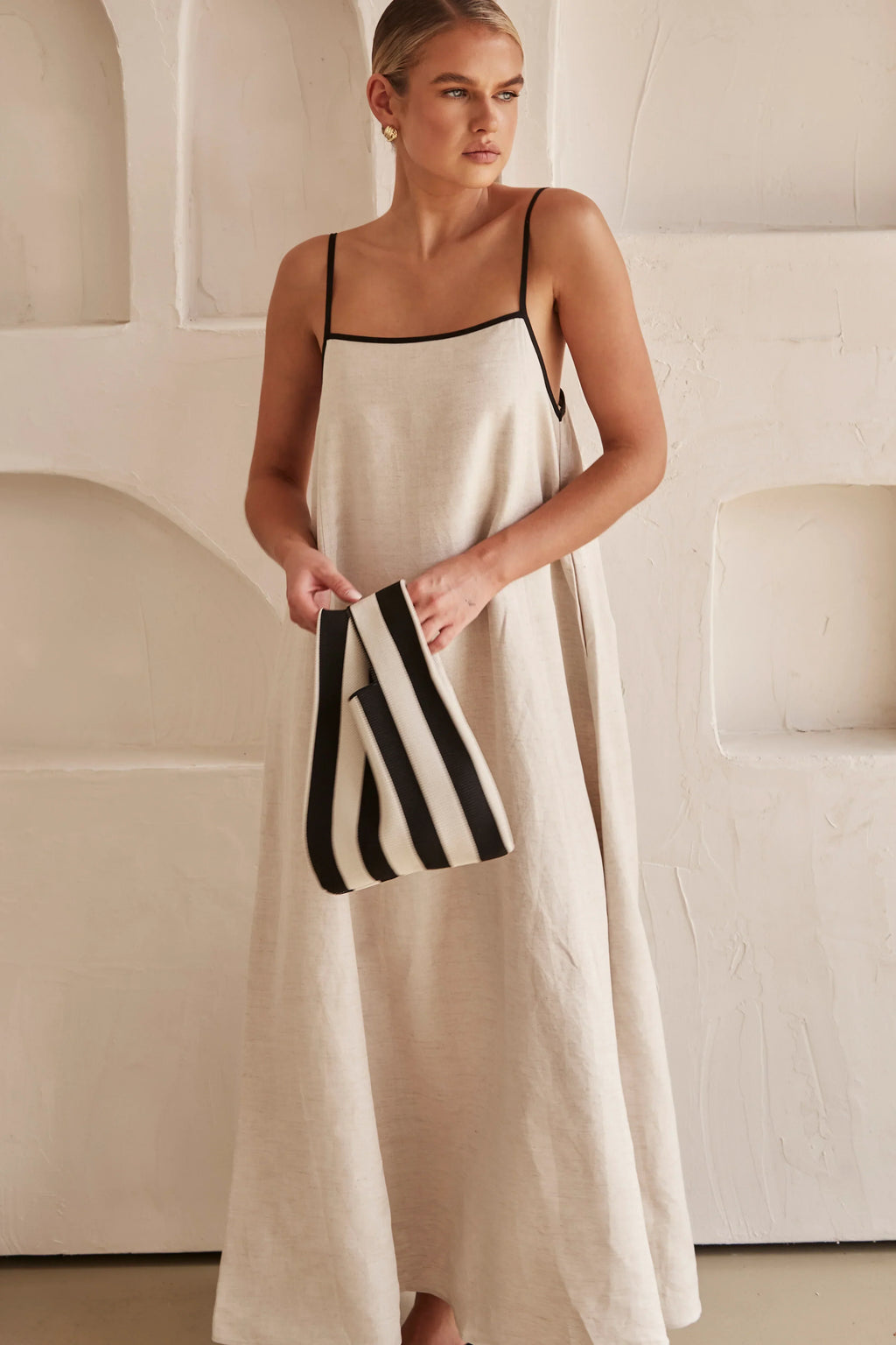 Mycea - Linen maxi dress 