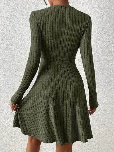 Zarelle - Women's Long Sleeve Dress 