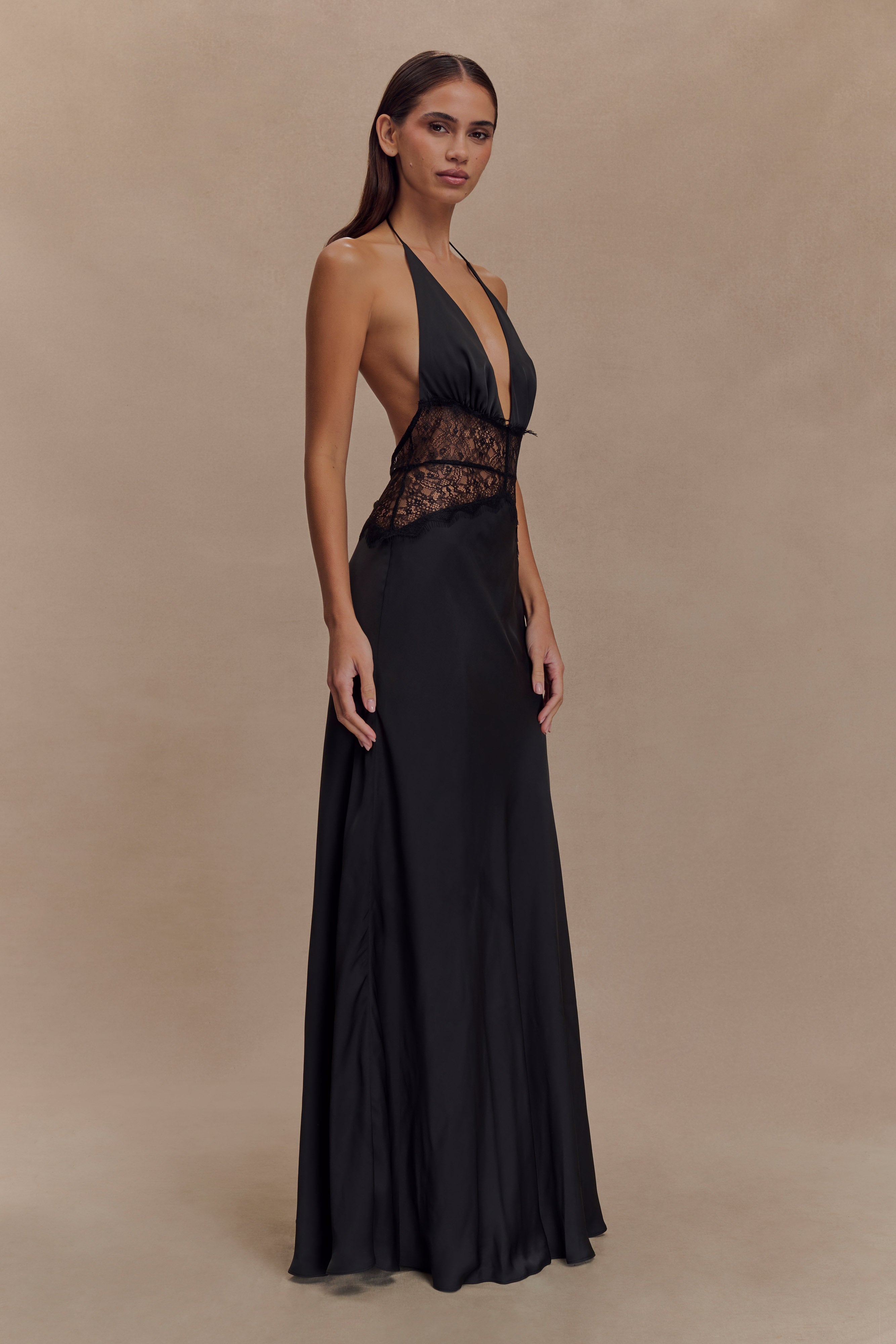 Noiréa Lace &amp; Satin Dress 