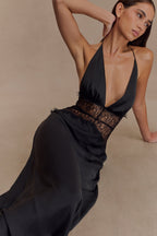 Noiréa Lace &amp; Satin Dress 
