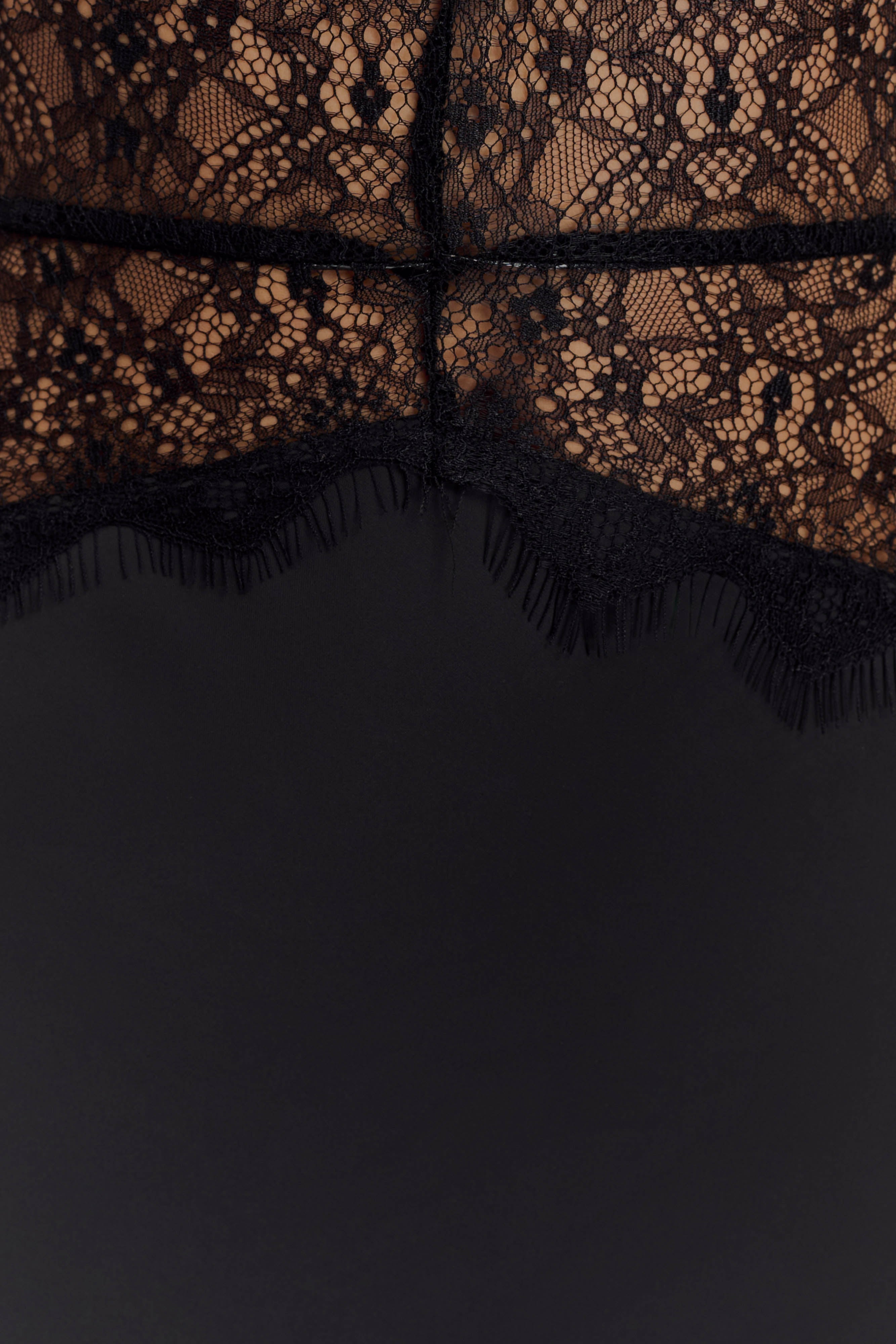 Noiréa Lace &amp; Satin Dress 