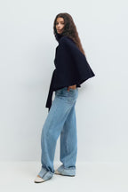 Aurora™ | Elegant Wool Mix Cape with Belt