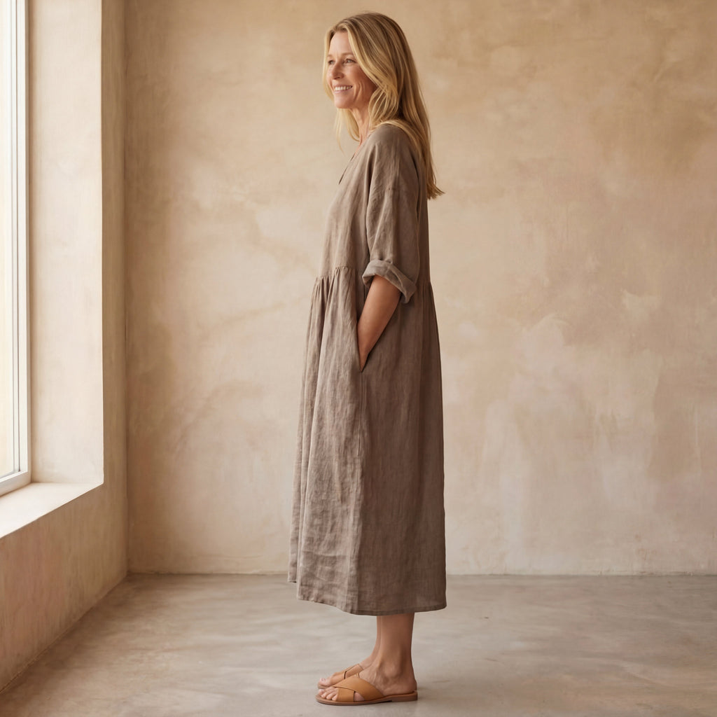 Mila - Boho Baumwollkleid