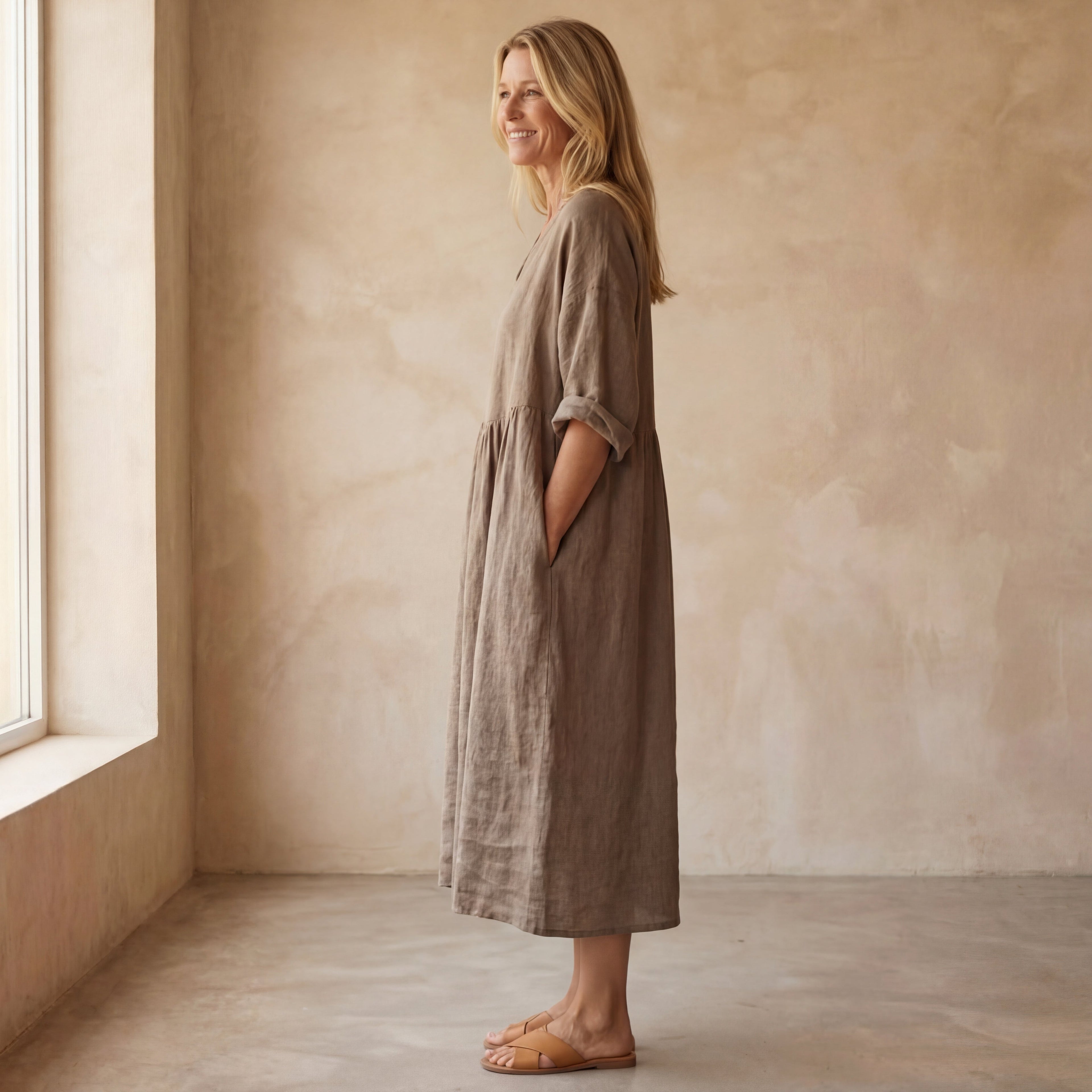Mila - Boho Baumwollkleid