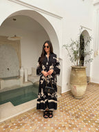 Schwarze FAUSTINE Robe