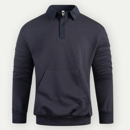 Romeo - Classic collared sweatshirt for men