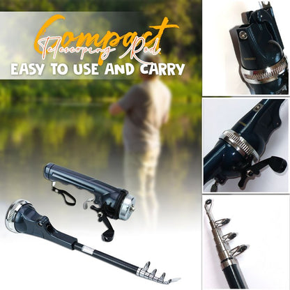 Telescopic Fishing Rod Kit 