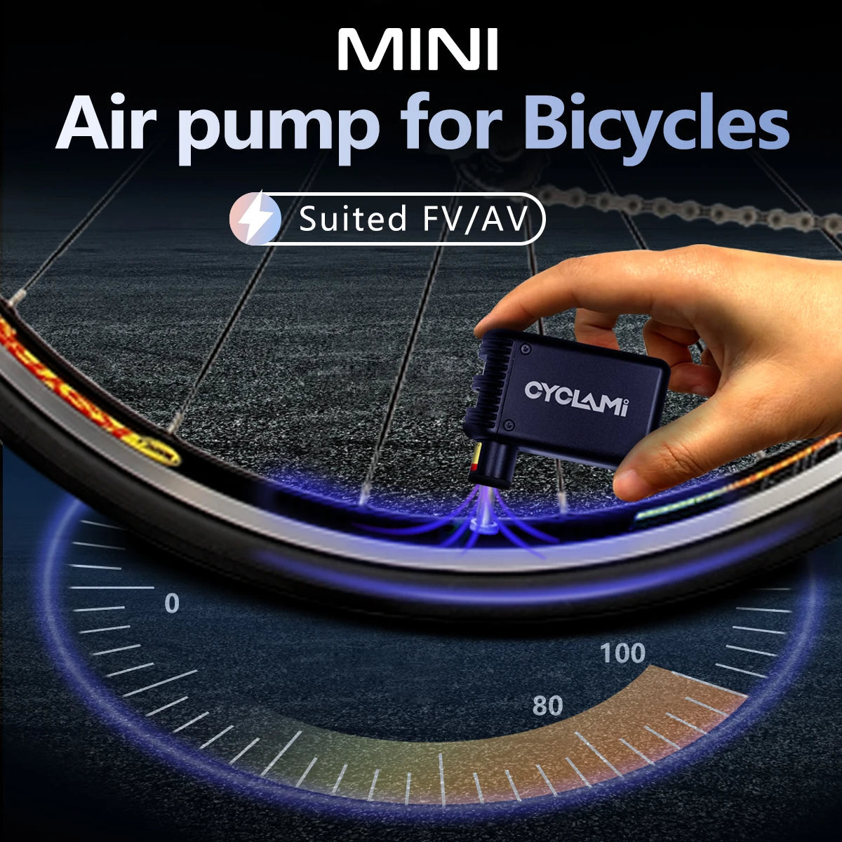 TomAir Mini Bike Pump 