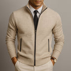 Davi™ | Modern Textured Zip Sweater