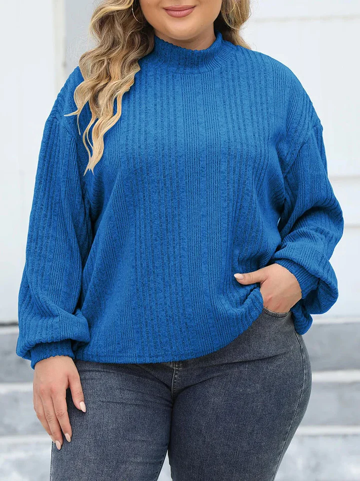 Julianna | Plus size women's turtleneck sweater 