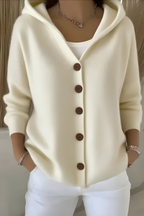 Denise™ | Bequeme Strickjacke mit Kapuze