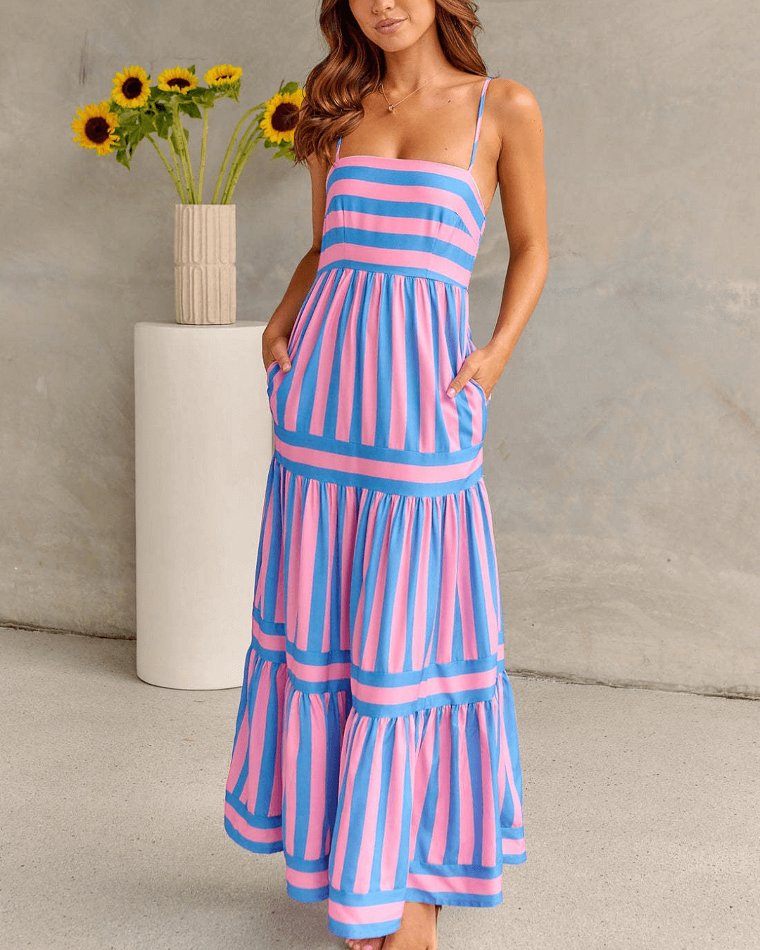 Floraya™ - Striped Summer Dress