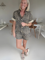 Maya™ | Mini-Strampler mit Leopardenmuster