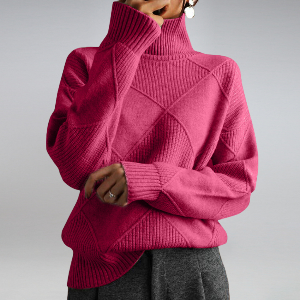 Mila™ | Luxuriöser Kaschmir-Rollkragenpullover