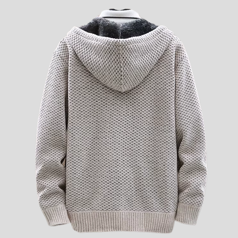 Levi™ | Gemütlicher Strickhoodie mit Reißverschluss