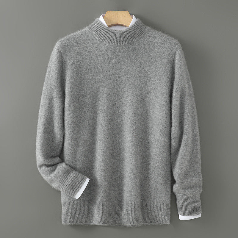 Louis Charpentier | Luxuriöser Herren-Wollpullover mit Fledermausärmeln 