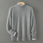 Louis Charpentier | Luxuriöser Herren-Wollpullover mit Fledermausärmeln 