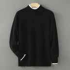 Louis Charpentier | Luxuriöser Herren-Wollpullover mit Fledermausärmeln 