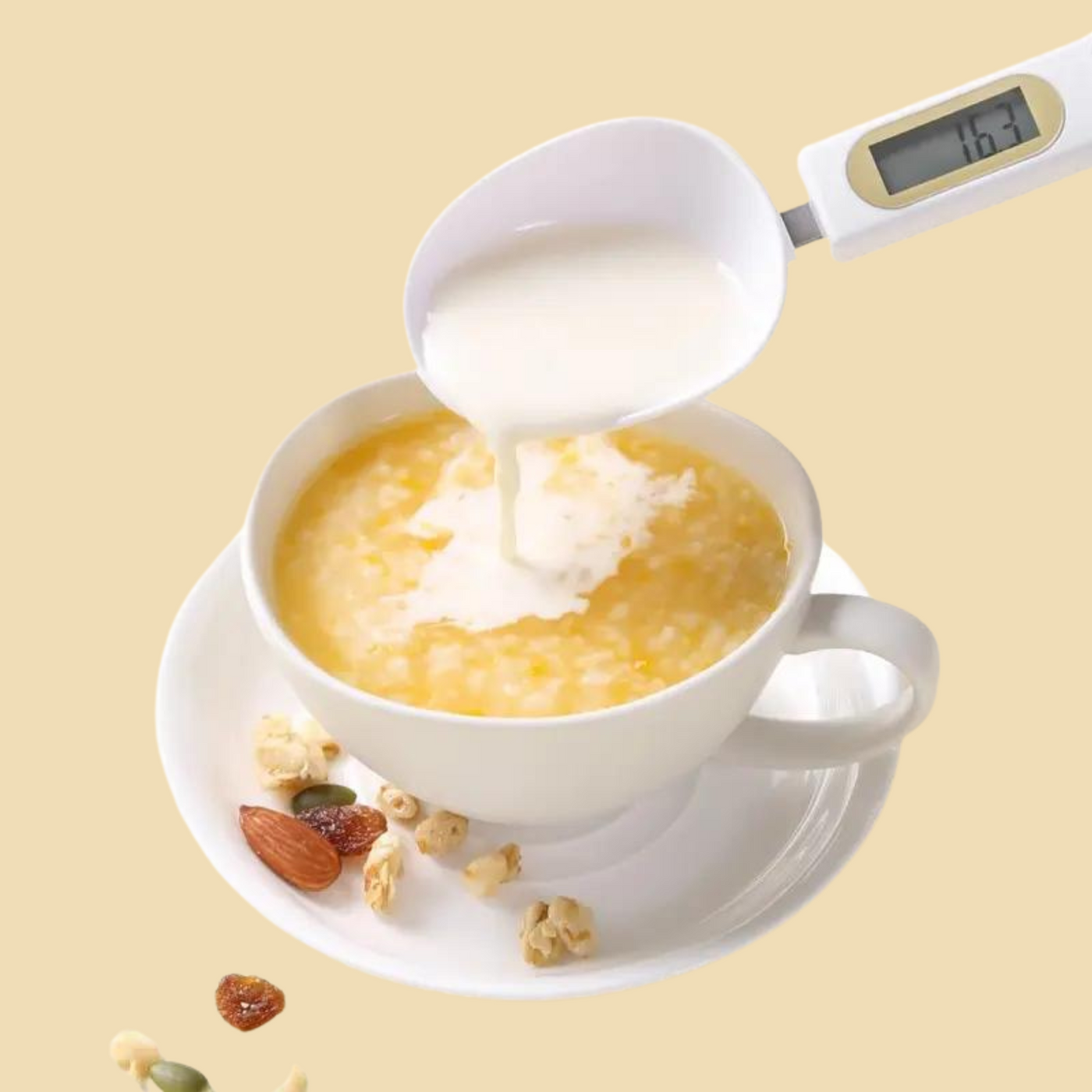 Digital Measuring Scoop Spoon - Weighing Scoop 0.1g-500g - LED Display