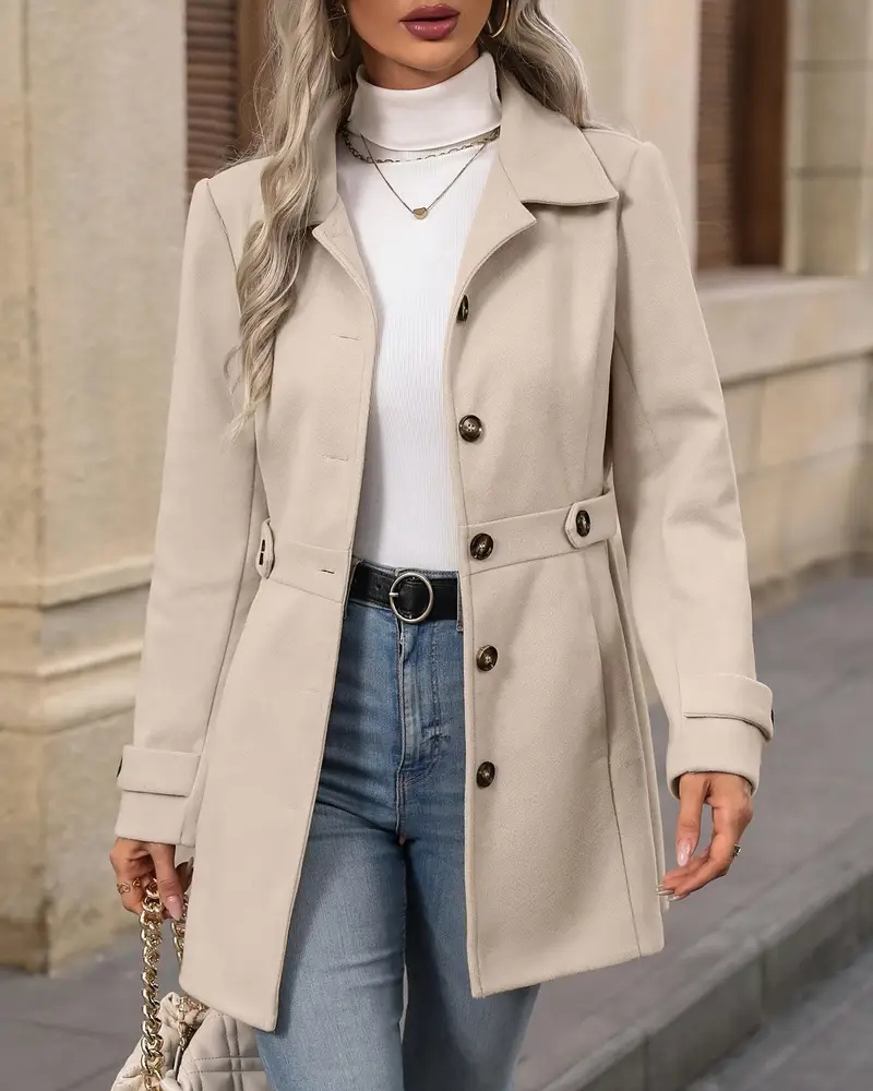 Elena™ | Elegant Fitted Coat