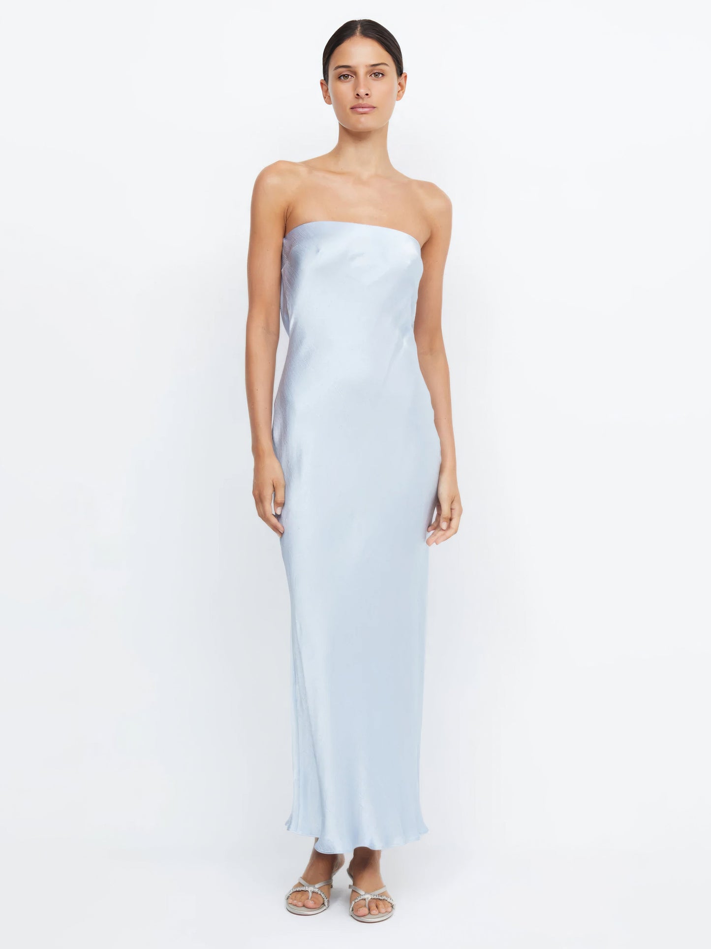 Novela™ – Satin-Maxikleid