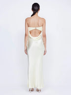 Novela™ – Satin-Maxikleid