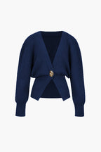 Florentina | Elegante Pullunderweste mit goldenem Knopf