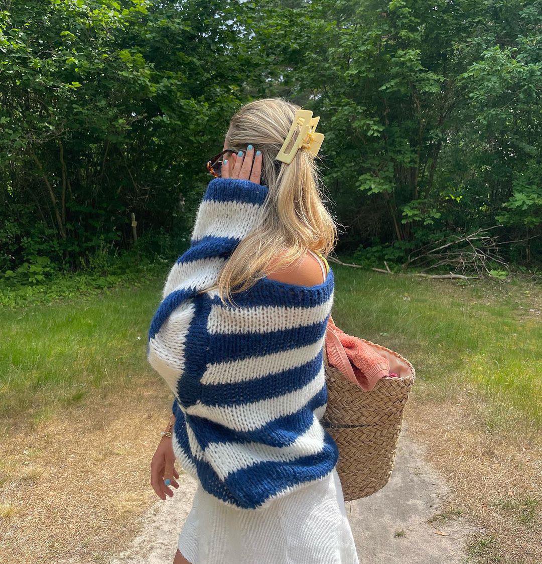 MAYA Olympia Knit - Navy