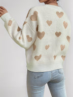 Lotte™ | Herz-Strickpullover