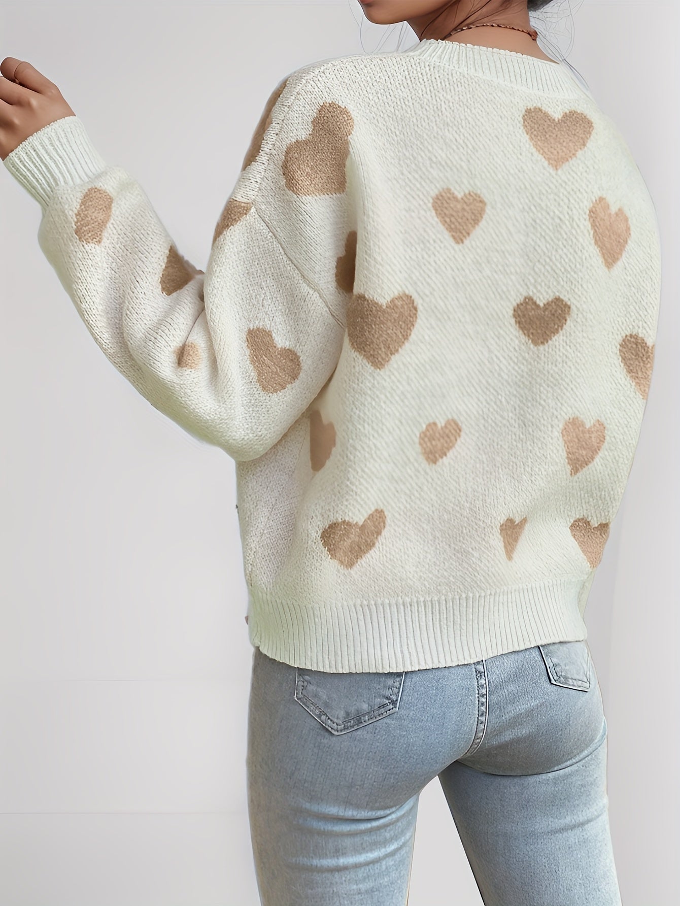 Lotte™ | Herz-Strickpullover