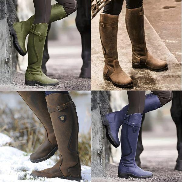 Maeve | Wasserdichte Reitstiefel aus Leder