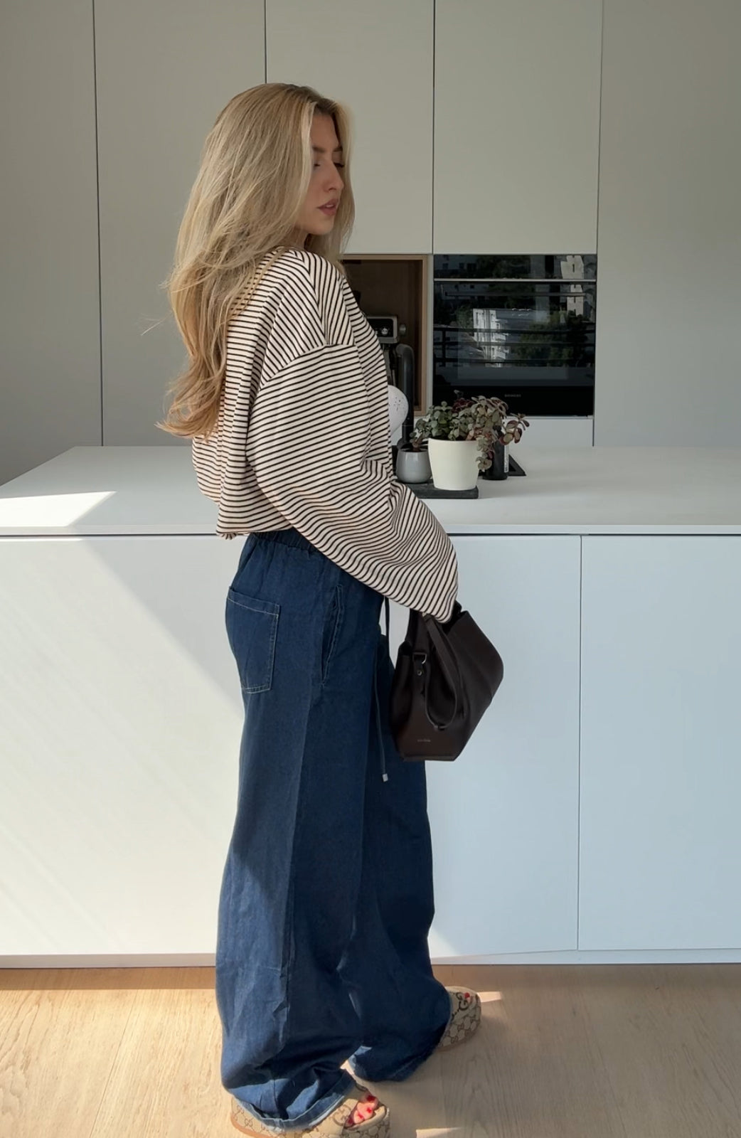 Rachel | Gestreiftes Longtop