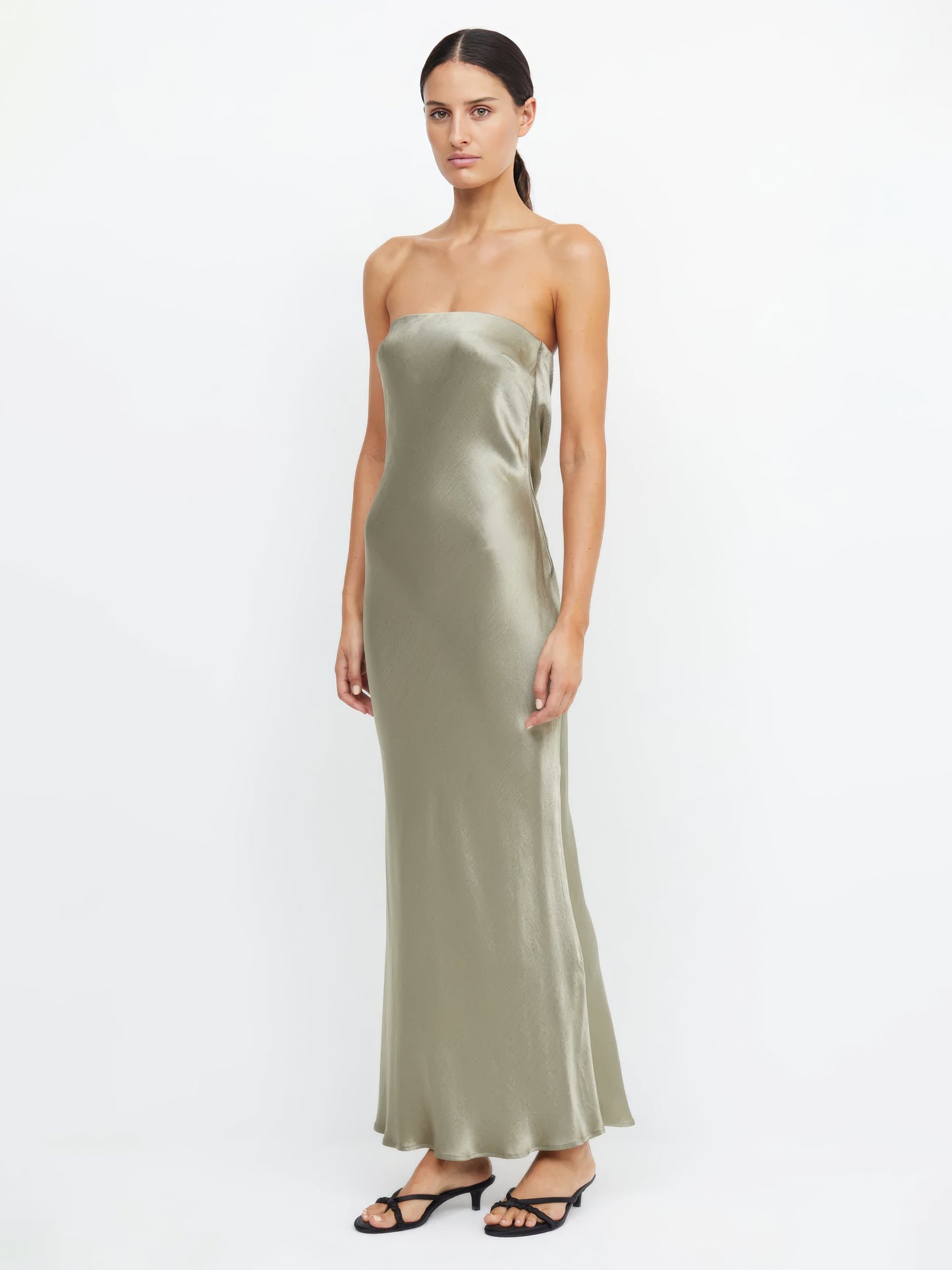 Novela™ – Satin-Maxikleid