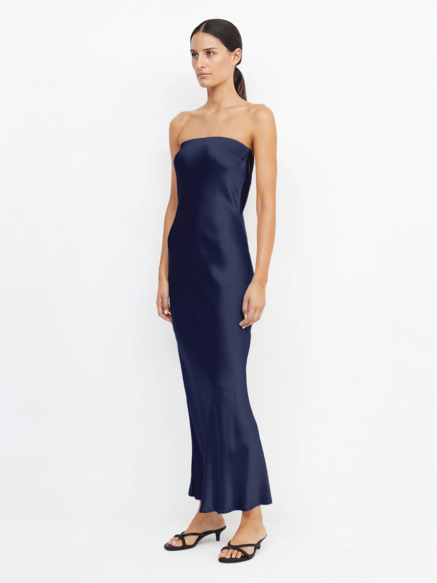 Novela™ – Satin-Maxikleid