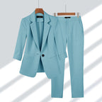 Claudia 2-teiliger Damenanzug | Edler Blazer mit bequemer Hose für Damen
