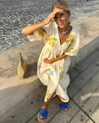 Stephanie™ | Printed Midi Dress