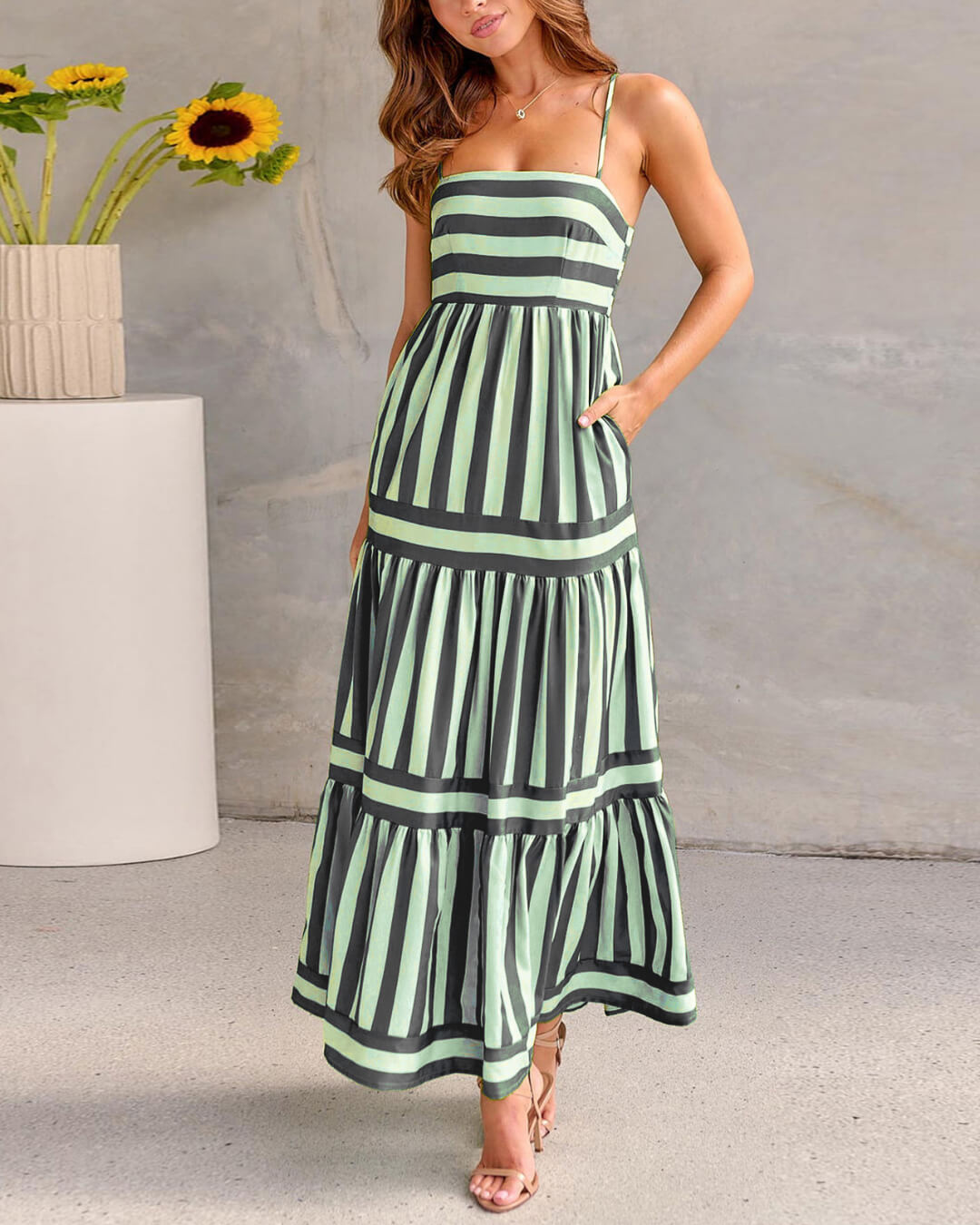 Floraya™ – Gestreiftes Sommerkleid